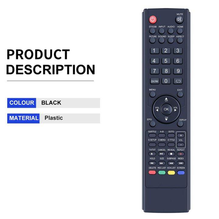 1-pcs-remote-control-replacement-0118020315-for-teac-tv-audio-lcdv3256hdr-lcdv2681fhd