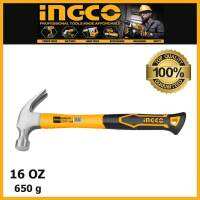 INGCO ค้อนหงอน ด้ามไฟเบอร์ 160z/450 กรัม  รุ่น  HCHS8016