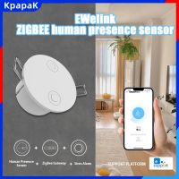 KpapaK 【ต้นฉบับ】 Ewelink ZigBee 5.8G เครื่องตรวจจับการปรากฏตัวของมนุษย์ MmWave เซ็นเซอร์ตรวจจับเซ็นเซอร์ตรวจจับการเคลื่อนไหวสำหรับความปลอดภัยในบ้านและประหยัดพลังงาน