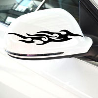 2Pcs Car Flame Stickers Car Truck Side Door Truck Bumper Window Lap Top Cut Vinyl Decal Sticker Auto Styling Decals Accessories