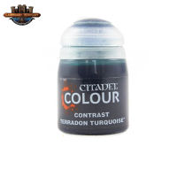 [พร้อมส่ง] CONTRAST: TERRADON TURQUOISE (18ML)  สีอะคริลิคสำหรับทาโมเดล