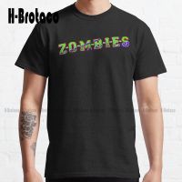 Zombies Classic T-Shirt Black Tshirt For Custom Aldult Teen Unisex Digital Printing Tee Shirts Xs-5Xl Make Your Design