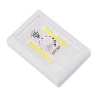 LED COB Mini Night Light Wall Light Magnetic Ultra Bright with Switch Magic Tape for Camp Lamp Indoor Light