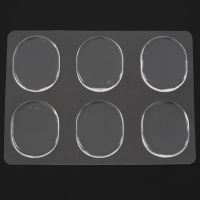 6pcs/set Snare Drum Mute Pad Drum Damper Gel Pads Snare Tom Drum Muffler Mute Transparent Percussion Instrument Accessories