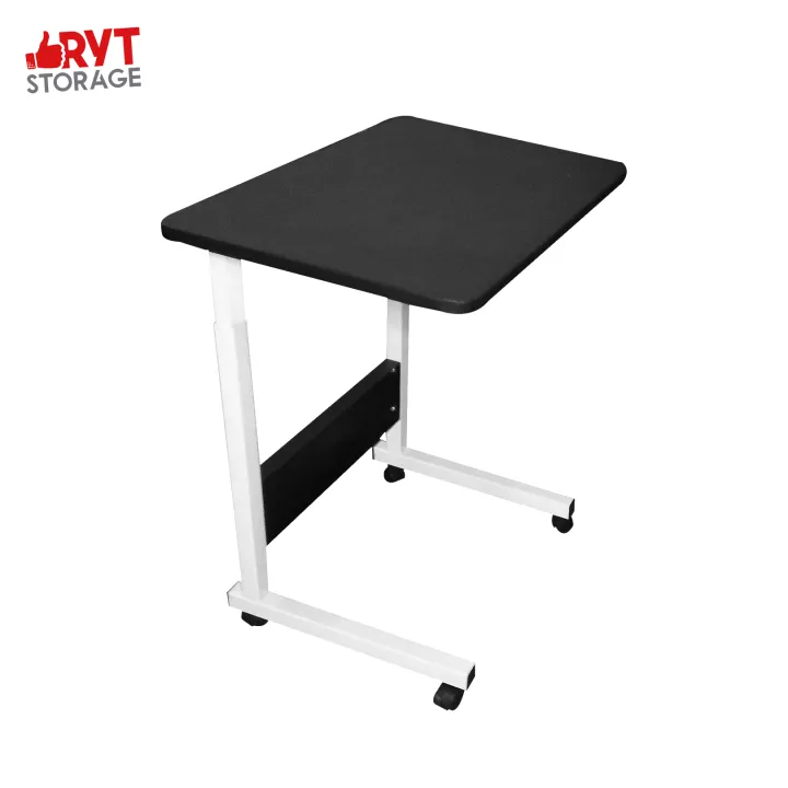 RYTStorage Adjustable and Multi-purpose Table Black, White Computer lazy table, bedside, simple desktop table, dormitory table Side Table, Standing Computer Desk, Adjustable Laptop Stand Portable Cart Tray Side Table