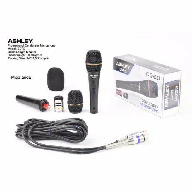 Mic Ashley CDR2 Ashley Original/Microphone condenser Lazada Indonesia