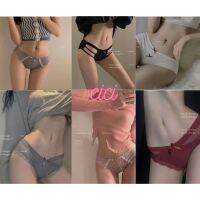 CICIพร้อมส่ง(YZ091/219/835/G01)CiCi Underwear กางเกงในผู้หญิงแฟชั่น แต่งโบว์ผ้าซีทรูใส่สบายไม่หนา