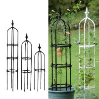 ¤ Plant Climbing Frame Outdoor Flower Stand Garden Obelisk Trellis Portable Plant Support Tower European Flower Stand