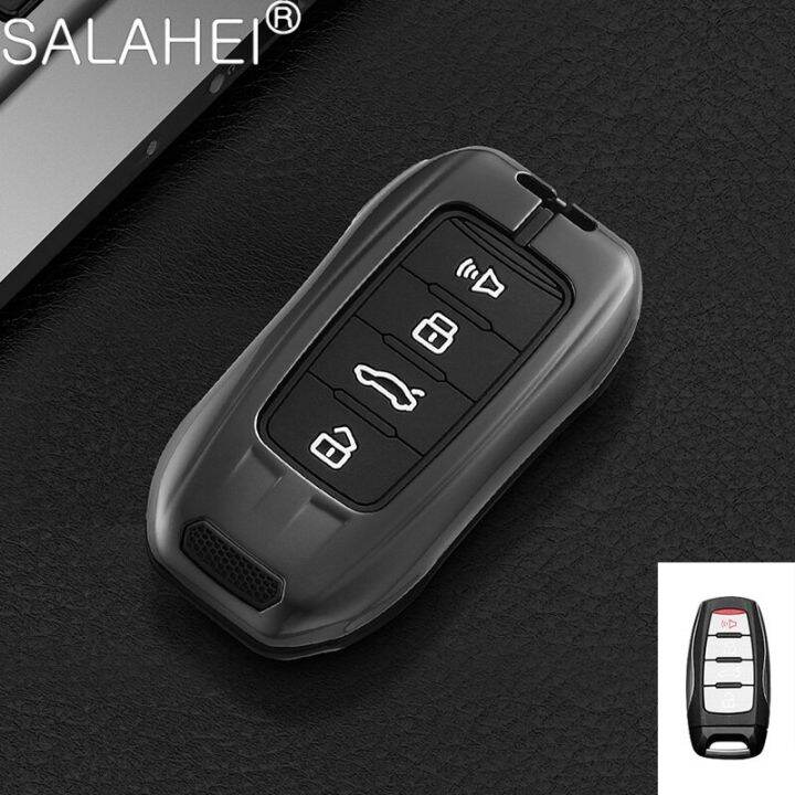 โครงเปลือกนอกเคสกุญแจรถซิลิโคนอัลลอยสังกะสีอุปกรณ์เสริมสำหรับ-haval-โฮเวอร์ติดผนัง-h1-h4-h6-h7-h9-f5-f7รถ-gmw-coupe