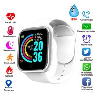 Smart LED Heart Rate Bracelet Fitness Tracker Smart Watch for Men and Women IP67 Waterproof USB Charging Support IOS,Android