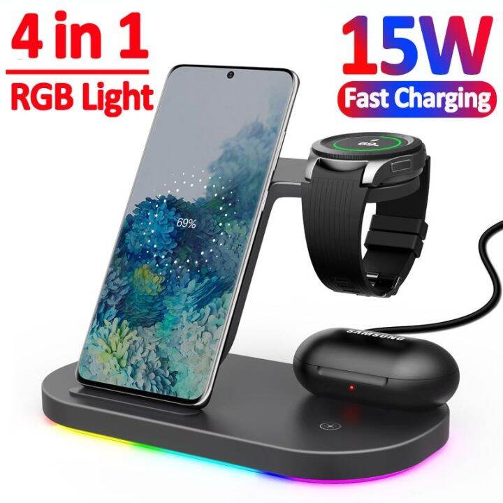 15w-3-in-1-wireless-r-stand-สำหรับ-samsung-galaxy-s22-s21-s20เร็วแท่นชาร์จ-station-watch-5-4-3-active-buds-pro