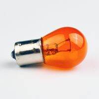 Car Halogen Bulb P21W S25 BA15s Amber Color Glass Car Indicator Bulb 382 12V 21W Auto Reversing Lamp (1 Piece)