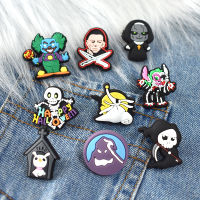 1PCS ฮาโลวีน Ghost ฟักทองเข็มกลัด Pvc Pin ฮาโลวีน PVC ป้าย Lapel Pins เข็มกลัดสำหรับกระเป๋าเป้สะพายหลังเครื่องประดับ Accessories