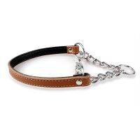 【Hot-Selling】 PETS MART mall Martingale ปลอกคอฝึกสุนัข Half Choke Chain ปลอกคอสัตว์เลี้ยง5สี Avaliable Nner Padded Protect Neck