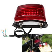 1PC For Honda Rebel CA 250 CMX 250C Motorcycle Red Tail Lights Rear Fender Brake Taillight Stop Lamp