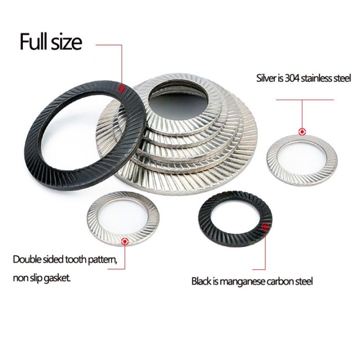 pencuci-gasket-anti-selip-bergerigi-ukuran-m2-5-m20-304-baja-tahan-karat-bahan-baja-karbon-mangan