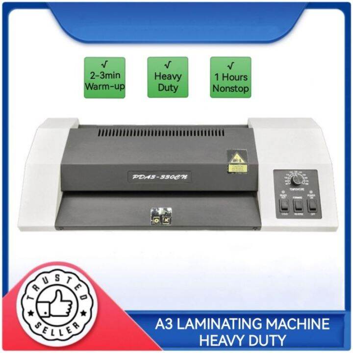 A3 LAMINATING MACHINE MESIN LAMINATE LAMINATOR MACHINE *HEAVY DUTY