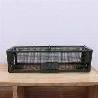 Humane Animal Live Cage Rat Cage Trap Home Use Mouse Catcher Live หนูควบคุมในครัวเรือนทหารสีเขียวกระรอกกรง (สีเขียว)