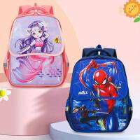 Mermaid Spider-Man Backpack for 5-8Y kids Student kindergarten Large Capacity Breathable Multipurpose cartoon Bags