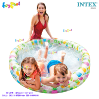 Intex ส่งฟรี สระเป่าลมลายสับปะรด (ลายใหม่) 1.32x0.28 ม. รุ่น 59431