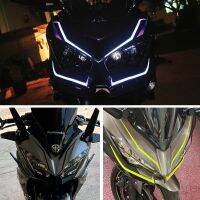 Motorcycle Fairing Sticker NINJA400 H2 H2SX Reflective Cool Front Pull Headlight Decals for Kawasaki Ninja NINJA400 H2 H2SX