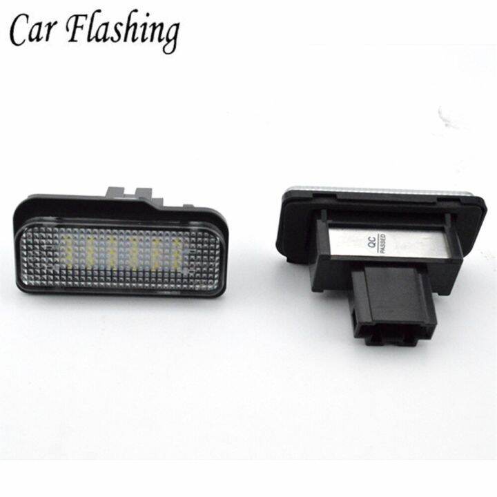 Canbus White LED License Number Plate Light For Mercedes Benz EClass
