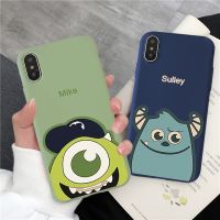 【คุณภาพสูง】เคส Samsung A12 A02 A02S M30S M21 M12 M11 A11 A51 A71 A31 A70 A50 A50S A30 A30S A20 A20S A10 A10S A7 J8 J7 J6 J6+ J4 J4+ Prime Pro Plus 2018 Cartoon Monster University Soft TPU Case