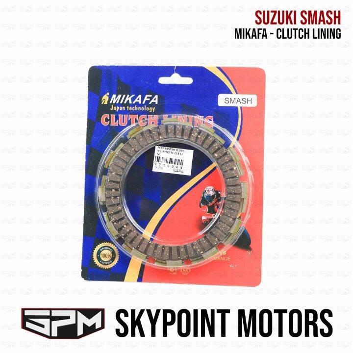 Clutch Lining for Suzuki Smash 115 MKF MCL8 (9710064) Lazada PH