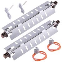 2Sets for WR51X10055 Refrigerator Defrost Heater for WR55X10025 Temperature Sensor for WR50X10068 Defrost Thermostat