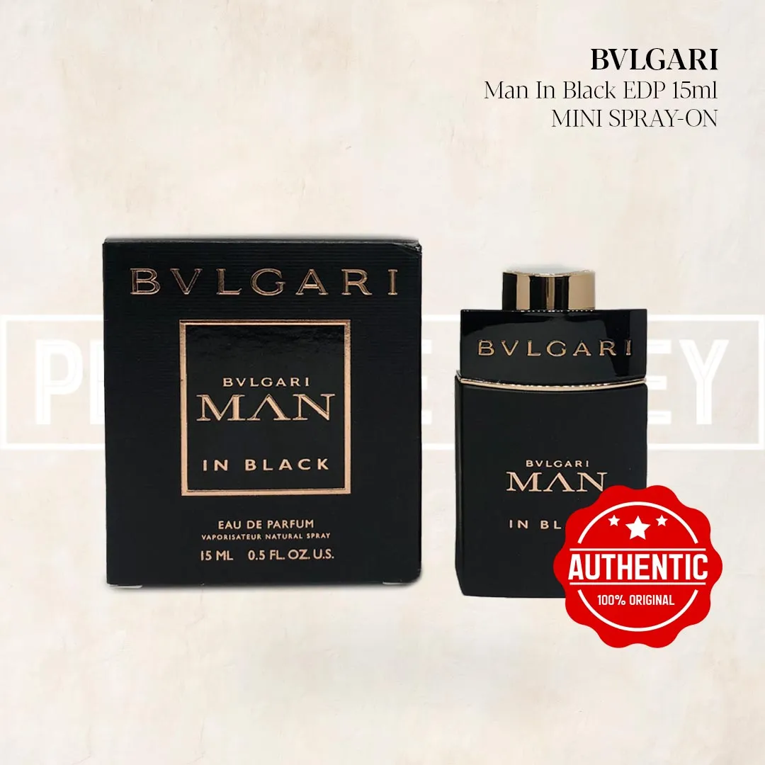 PERFUME ALLEY] Bvlgari Man In Black EDP Miniature | Lazada Singapore