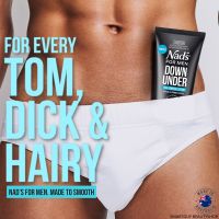 Nads For Men Down Under Hair Removal Cream 150ml ผลิตภัณฑ์ครีมกำจัดขนบริเวณจุดซ่อนเร้นสำหรับผู้ชายจากออสเตรเลีย