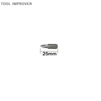 TOOL IMPROVER ไขควงไฟฟ้ากันลื่นแม่เหล็ก1/4 "HEX Shank Precision PH2