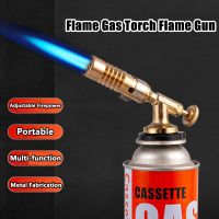 Portable Welding Torch Gas Burner Flame Gun High Temperature Brass Copper Gas Torch Brazing Solder Propane Welding Plumbing