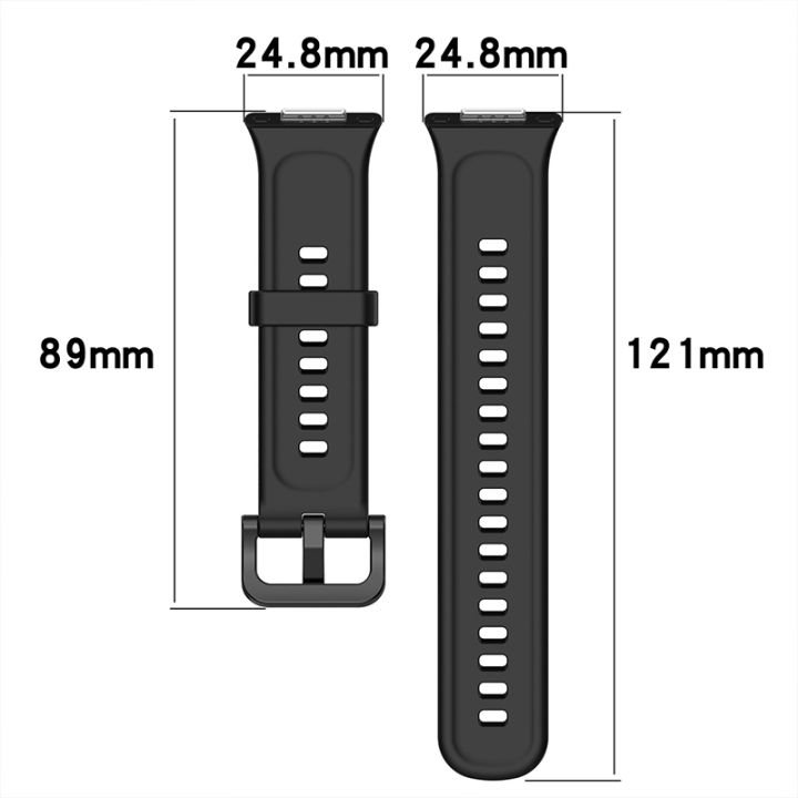 lz-multiple-colors-watch-straps-for-huawei-fit-2-replacement-watch-bands-quick-release-silicone-sport-bracelet-for-huawei-fit-2