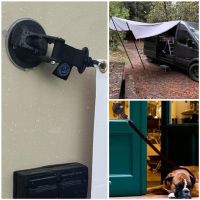 Gancho de seguridad de anclaje con ventosa fuerte lona para acampar toldo lateral para coche piscina carpas correa para perros