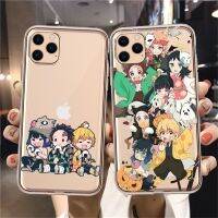 [สินค้าใหม่ในสต็อก] Kamado Nezuko Kimetsu No Yaiba Demon Slayer TPU Soft เคสโทรศัพท์สำหรับ Iphone 7 8 14 Plus X XS 12 13 11 Pro Max Funda Coque