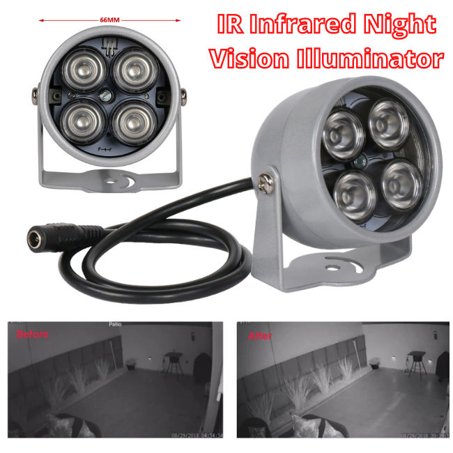 BISA COD - Lampu Infra Red CCTV Lampu IR Infrared Night Vision ...