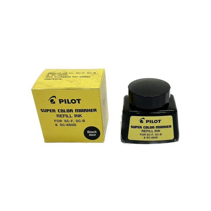 Pilot Super Color Marker Refill Ink 30ml Black Color Lazada PH