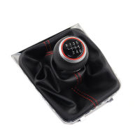 56 Speed For VW Volkswagen Golf 7 MK7 GTI GTD 2013 2014 2015 2016 2017 2018 Car Gear Shift Knob Boot Cover Handle Case Collar