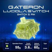 GADONX(1ชิ้น) Gateron Luciola Linear Switch 5 pin สวิตช์ Linear สำหรับคีย์บอร์ด Mechanical keyboard Pre lub แล้ว