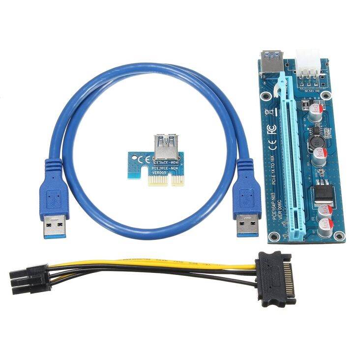 pci-e-riser-pci-e-1x-ด่วนที่จะ16x-สำหรับ3-0ไปยังเหมืองพลังงาน-riser-sata-6pin-สายเคเบิลการ์ด-btc-60ยูเอสบีซม-pci-e-bitcoin