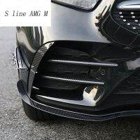 Car Styling For Mercedes Benz A Class W177 Head Fog Lamp Grille Slats Auto Lights Covers Stickers Trim Carbon Fiber Accessories