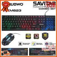 ??HOT!!ลดราคา?? Nubwo NKM-623 Keyboard+Mouse Savitar ComboSet ##ชิ้นส่วนคอม อุปกรณ์คอมพิวเตอร์ เมนบอร์ด หน้าจอ มอนิเตอร์ CPU เม้าท์ คีย์บอร์ด Gaming HDMI Core Laptop