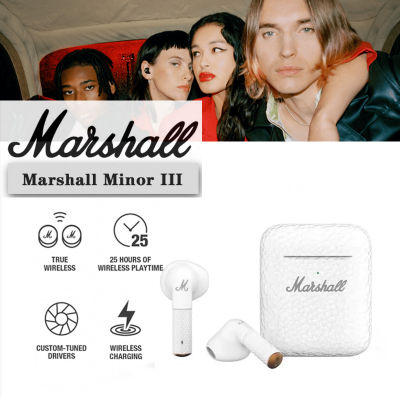 Marshall Minor III 3 / Mode II 2 / Motif ANC True หูฟังบลูทูธไร้สาย พร้อมไมโครโฟน Earbuds with Microphone In-Ear หูฟังกีฬา Gaming Music Earphones หูฟังอินเอียร์ไฮไฟเบส for Android and IOS Wireless Headhones