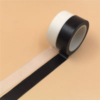 15mm*10m Paper Washi Tapes Fashion DIY Pure Color White Black Masking Tape Photographic Tape Scrapbook Sticker Decorative