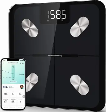  Etekcity Bathroom Scale for Body Weight, Digital Weighing  Machine for People, Accurate & Large LCD Backlight Display, 6mm Tempered  Glass, 400 lbs : Health & Household