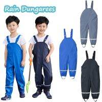 Childrens Rain Dungarees Windproof Waterproof Trousers Kids Jumpsuit Clothes jumpsuits Trouser Pants Childrens clothing