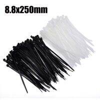 Holiday Discounts 100PCS Nylon Cable Tie 8.8Mm Wide X250mm Length, Cable Binding Strap