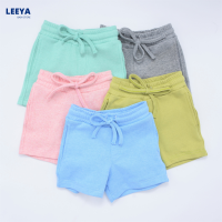 Leeya กางเกงขาสั้นเด็กผู้หญิง เด็กผู้ชาย UNISEX เนื้อผ้านุ่ม สวมใส่สบาย 100% Cotton Supersoft Baby &amp; Kids Shorts