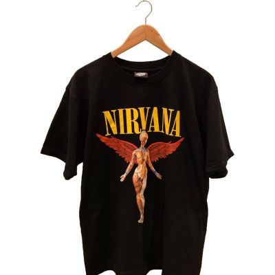 [ปรับแต่งได้]เสื้อวงดนตรี  Nirvana เสื้อผ้าแฟชั่นชาย หญิง สตรีท ราคาถูกมาก พร้อมส่ง_40